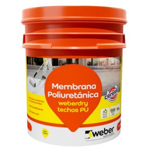 WEBER TECHOS PU BLANCO X 20 kg