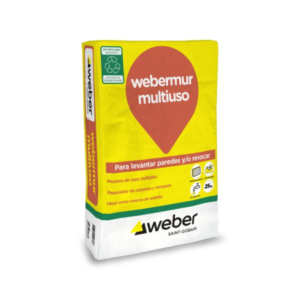 WEBERMUR MULTIUSO X 25 Kgs