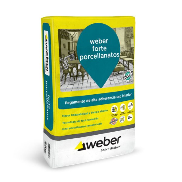 WEBER FORTE PORCELLANATO x 25 Kgs.
